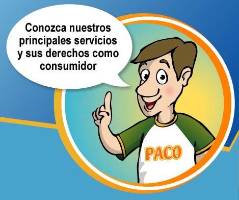 Plataforma de Apoyo al Consumidor (PACO): 25 815 consultas atendidas 780 casos resueltos por teléfono ( 347 306.