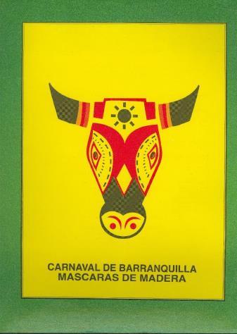 FOLLETO CARNAVAL DE BARRANQUILLA MÁSCARAS DE MADERA 1996 Este documento reúne un conjunto de diseños de las máscaras del Carnaval de Barranquilla, zoomorfas y antropomorfas, que recogen las