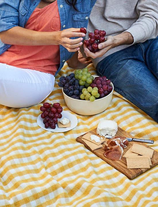 QUIERES DISFRUTAR DE UN picnic perfecto? Quieres disfrutar de un picnic perfecto? Llena tu canasta de uvas! Ricas, jugosas y siempre deliciosas, las uvas también son muy buenas para tu salud.