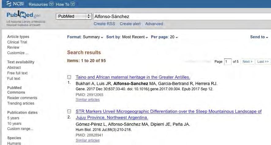 PubMed permite realizar búsquedas exhaustivas de bibliografía en revistas con índice de impacto.