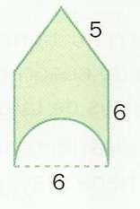 - Calcula la diagonal del rectángulo, d, y el lado del cuadrado, l. a) b).- Calcula el área de las siguientes figuras. a) Triángulo isósceles de altura centímetros y lado desigual 0 milímetros.
