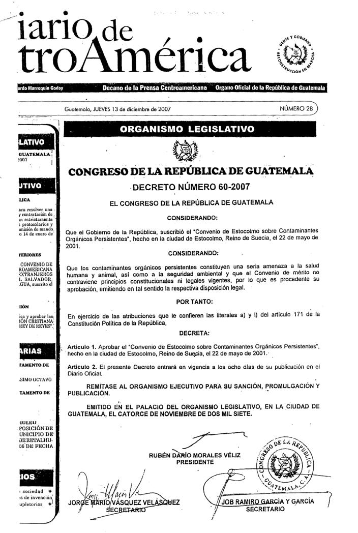 ANEXO 2 Decreto 60-2007 aprobación del Convenio