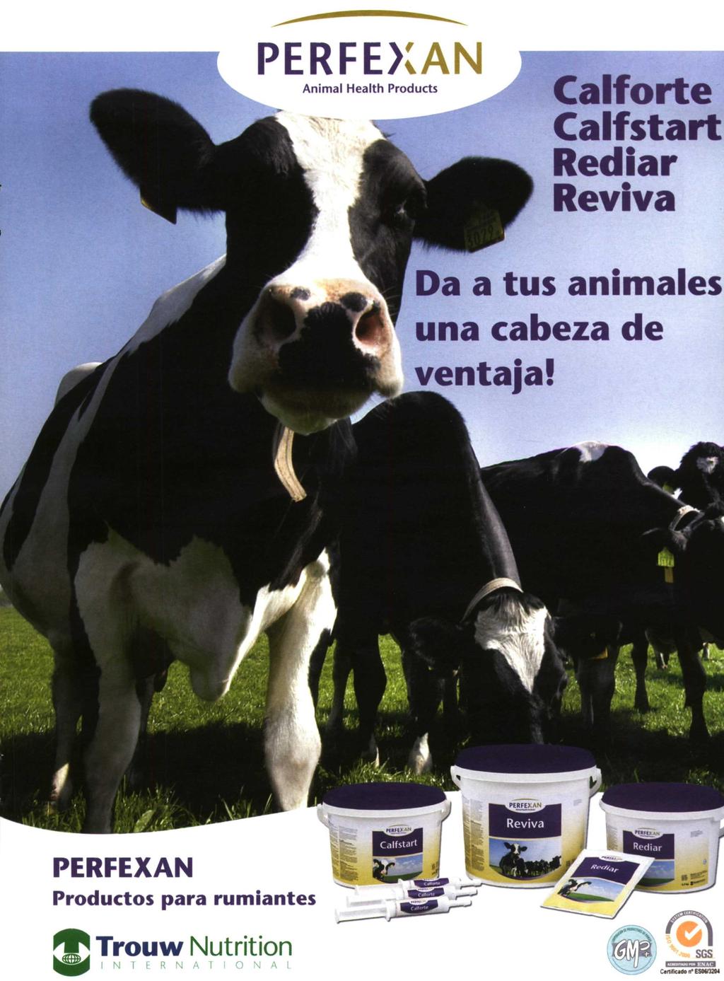 PERFEXANaur- Animal Health Products Calforte Calfstart Rediar Reviva Da a tus animales