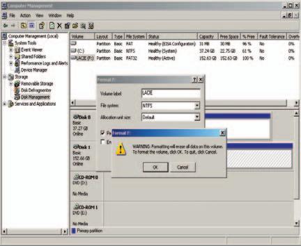 Formatos de sistema de archivos, para obtener información más detallada acerca de las diferencias entre los dos sistemas.