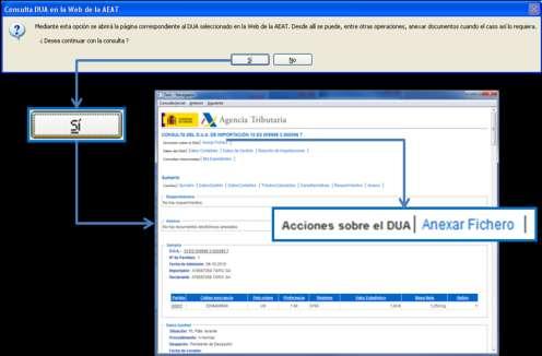 A partir de ese momento, se realiza automaticamente la consulta a la AEAT y aparecerá la ventana de navegador de