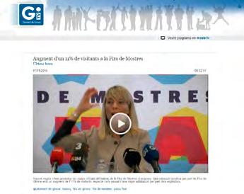 Mitjans de comunicació Anuncis premsa i publireportatges a: Diaris Diari de Girona + Especial Fires El Punt + Especial Fires La