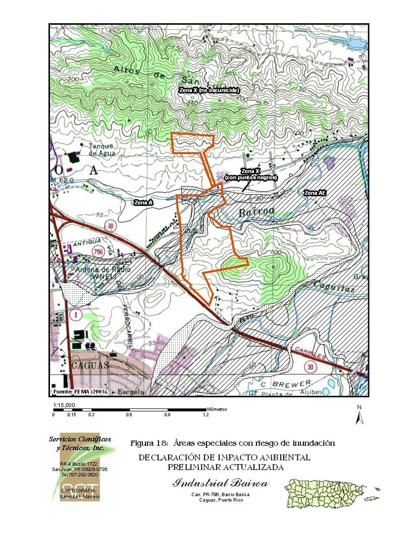 Figura 18: Áreas especiales con riesgo de inundación de