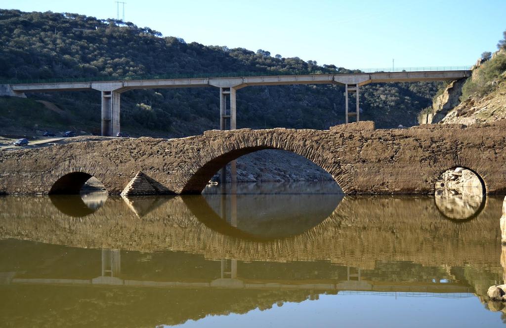 Puentes sobre el Río Tamuja, Trujillo, Cáceres.