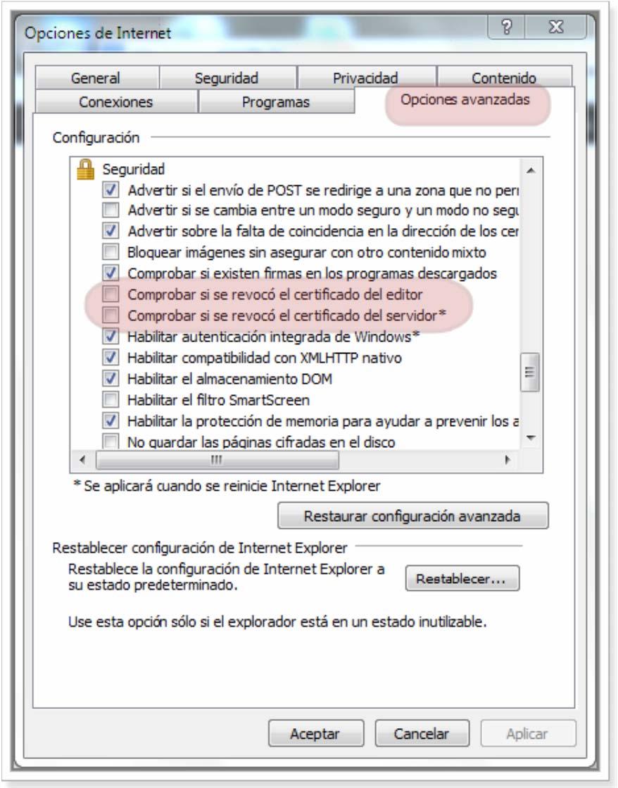 Configurar su Internet Explorer siguiendo las siguientes instrucciones (esta configuración es necesaria aunque su explorador por defecto no sea Internet Explorer): o Vaya a la opción de menú