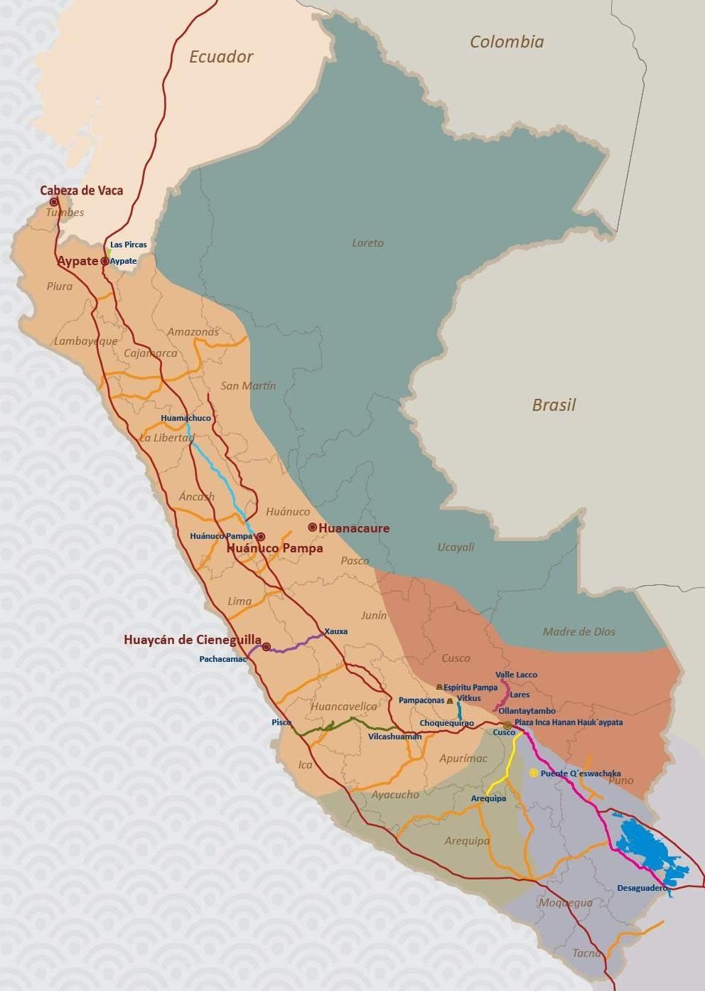 En el Perú, un total de 250 kilómetros de
