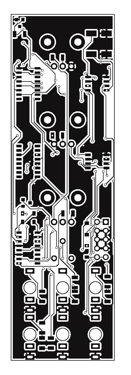 1 Circuito impreso VCF 100x30x1,6 mm FR4 1.