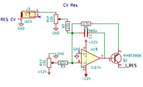 frecuencia de corte. Figura 31 - Circuito del control de frecuencia del VCF.