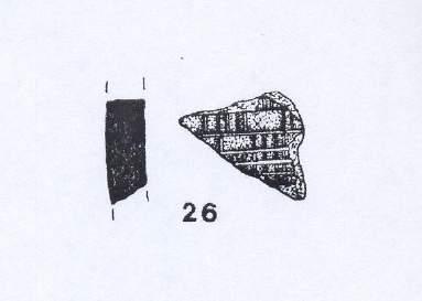 Nº 26.- Fragmento de vasija campaniforme perteneciente a la panza.