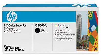 Cartucho de impresión HP LaserJet Q6000A-Q6001A-Q6002A-Q6003A Colores de los cartuchos de impresión Detalles del Cartucho Rendimiento de la página: blanco y negro, A4, 5% Rendimiento de la página: