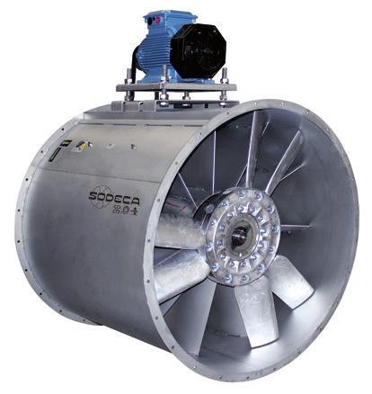 Para cumplir con este objetivo Sodeca dispone de una línea de productos Standard y una línea de productos de fabricación especial, para la construcción de ventiladores adaptados a las exigencias de