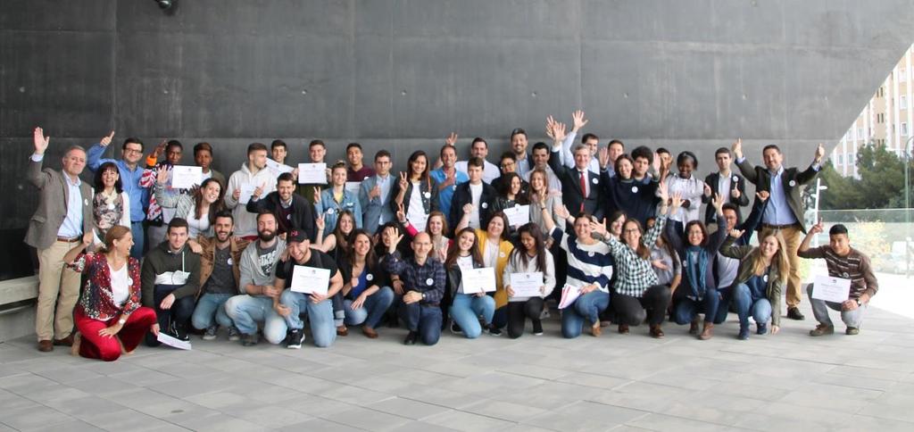 Participantes en la Edición en Zaragoza, tras la Presentación de Conclusiones y Entrega de