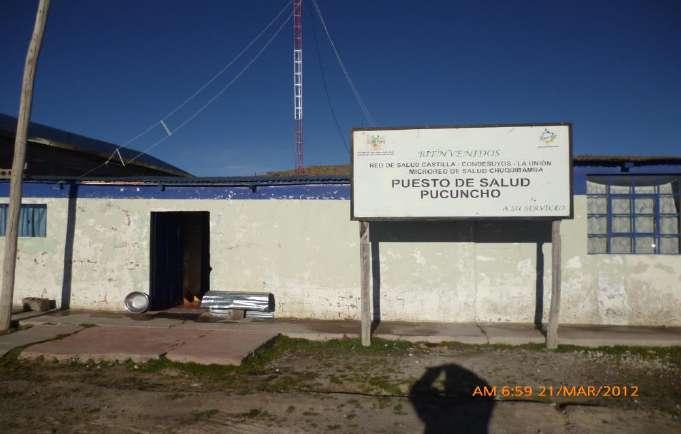 PROYECTO MEJORAMIENTO DE LOS SERVICIOS DE SALUD DEL CENTRO DE SALUD CHUQUIBAMBA, DISTRITO DE CHUQUIBAMBA, PROVINCIA DE