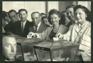 En España el sufragio femenino fue aprobado cuando se instauró la II República, en 1931.