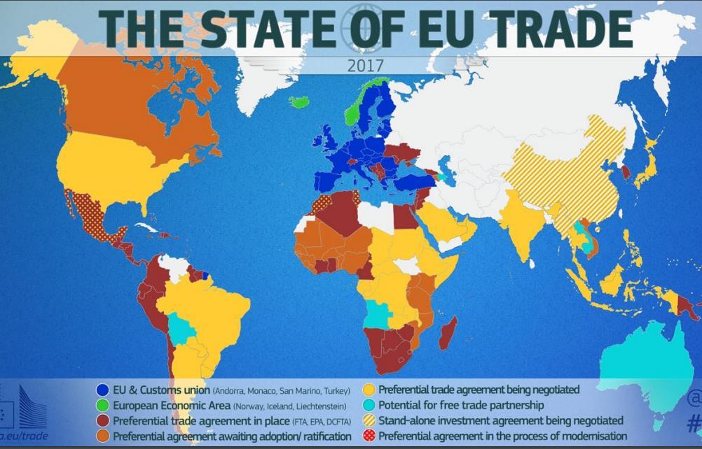Millones US$ Participación en Acuerdos Comerciales Regionales Fuente: Sitio web de la Comisión Europea. http://trade.ec.europa.eu/doclib/docs/2012/june/tradoc_149622.