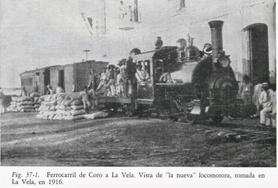 FERROCARRIL NACIONAL LA VELA CORO (1897