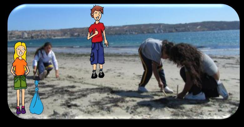 (40 45 minutos) Cómo realizar un muestreo de basura en la playa? 1.