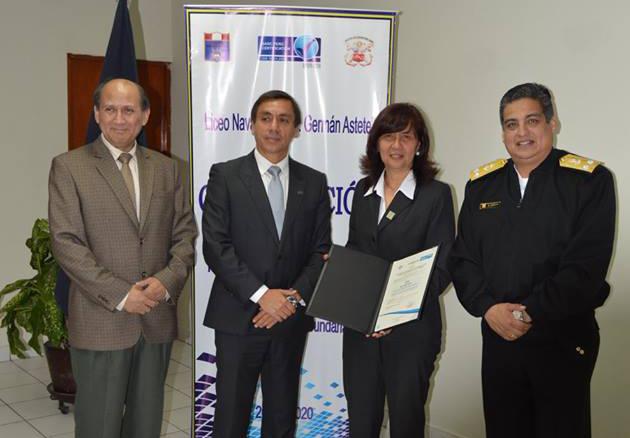 Tras aprobar el proceso correspondiente, ambas entidades educativas pertenecientes a la Marina de Guerra del Perú, recibieron en el mes de agosto dicha certificación que incluye la Gestión de Riesgos