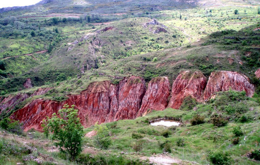 Bad Lands en arcillas del Keuper, Triásico Sup.