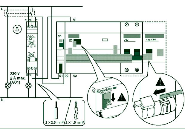 Sistemas de reconexión automática Schneider Electric Sistemas de reconexión automática Schneider Electric Reconexión magnetotérmica RM1 Elementos básicos del sistema Elementos de protección: