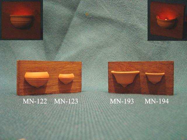 CATALOGO MINIATURAS BELENES PEBETERO CON PIE I (TEMPLOS) Pebeteros de Pie completos de 2 piezas sin esmaltar con un tamaño de mayor a