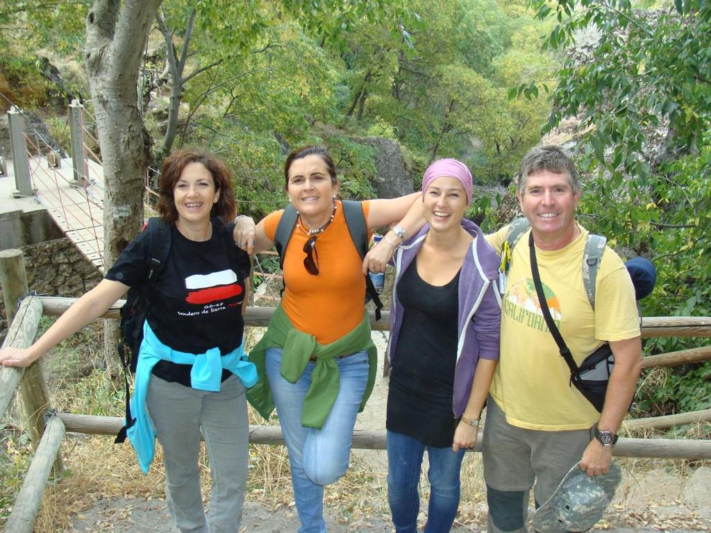 Felisa, Nani, Romy y Juan Manuel y el alumnado