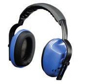 seguridad e igiene Auriculares Auriculares muy ligeros para protección auditiva. Atenuación baja (SNR = 27 db). Cazoletas regulables en altura y arnés acolcado.
