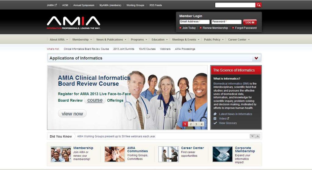 INTRODUCCIÓN De acuerdo con la Asociación Americana de Informática Médica (AMIA), la Informática Biomédica la define como: el campo interdisciplinario que estudia y