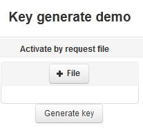 4. 5. Presione el botón Generate key. Descargue el fichero de licencia license.key. La generación del fichero de licencia Axxon Next Free ha concluido.