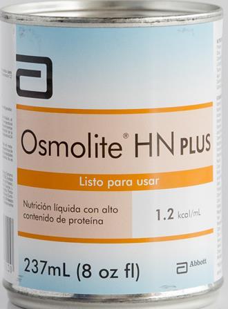 825 OSMOLITE HN PLUS (Líquida) Caja x 24 latas de 237 ml en único sabor vainilla.