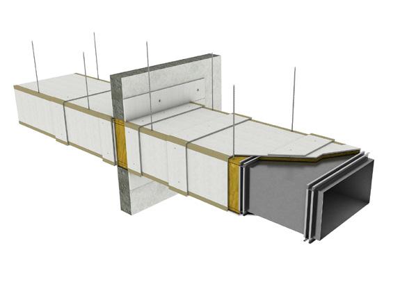 14 Conductos de ventilación y extracción Panel PassiveTec FRM