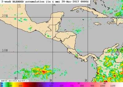 En 85 hpa se observa la predominancia de vientos norestes, y en superficie se ubica la ZCIT sobre Colombia, muy al sur del país.