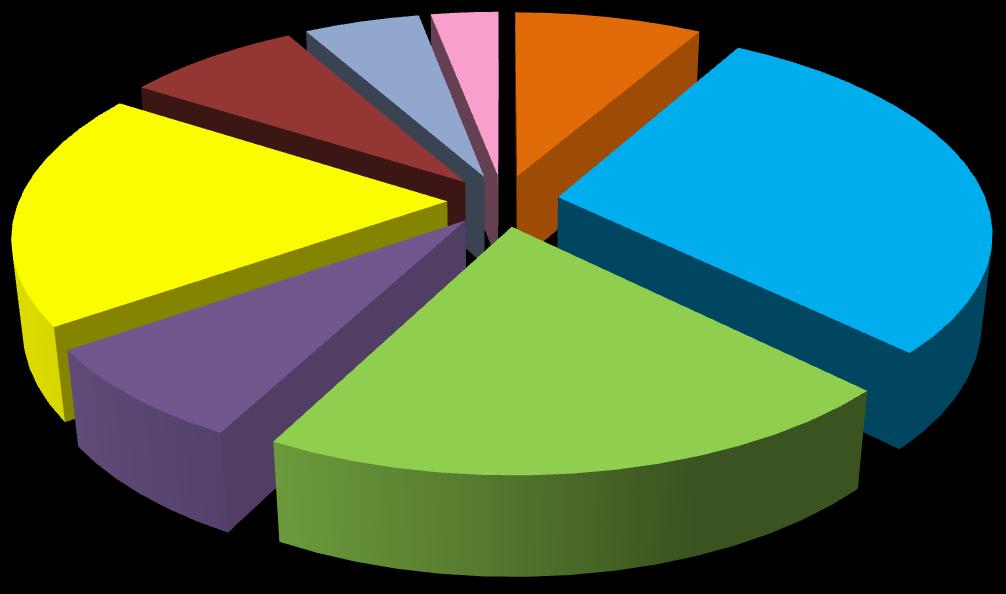 Uso de la Biblioteca por tipo de usuario (Registros y Visitas) Segundo semestre de 205 Tabla recapitulativa y porcentajes según categorías de usuarios BDLE Primer semestre de 205 3% 8% 5% 8%