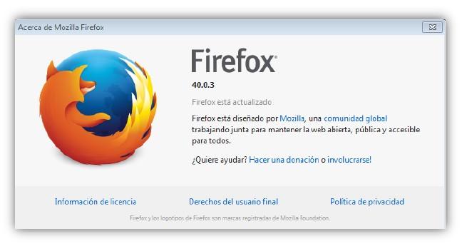 3 Configuración de Firefox 3.