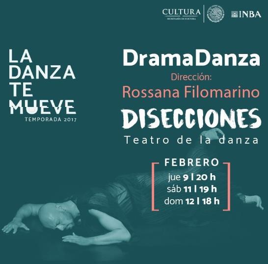 LA COREÓGRAFA Rossana Filomarino y el dramaturgo José Alberto Gallardo unieron sus talentos para crear Disecciones, un montaje en el que el lenguaje del cuerpo en movimiento y las letras se fusionan