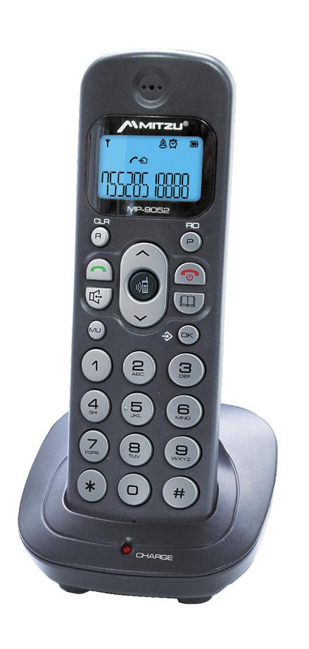 T INALÁMBRICO MP-9052 Extensión para Teléfono inalámbrico Auricular para extensión inalámbrica para MP-9050.