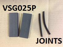 Paso 10- Insertar 1 inter-lama VSG025P lisa en cada marco.