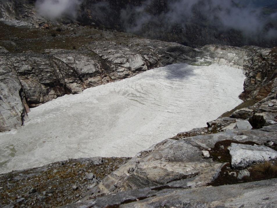 nevado Hualcán, esto ocasiona el desborde de la
