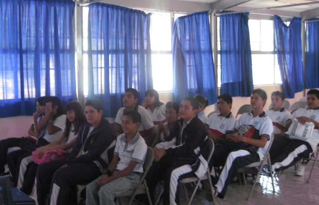 21 de septiembre 2010 en la Escuela Secundaria General núm. 7 T. Matutino Profesor José Trinidad Vela Salas, ubicada en Av. López Mateos Oriente S/n frente a la Alberca Olímpica.