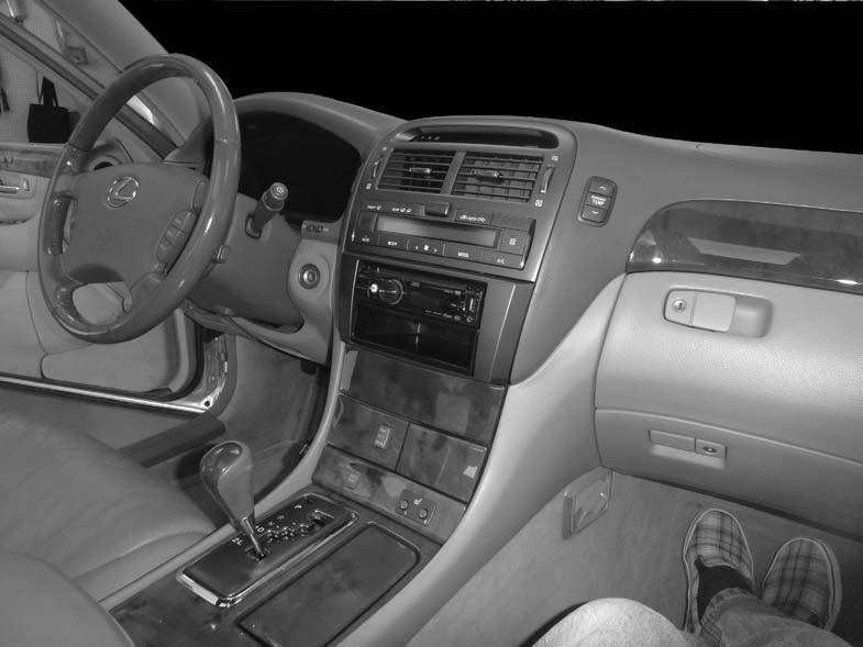Installation instructions for 99-8160G Lexus LS430 2001-2006 (without factory NAV) 99-8160G KIT FEATURES ISO DIN radio provision with pocket Painted gray to match factory color and finish Table of