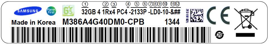 un módulo DDR4 (según el