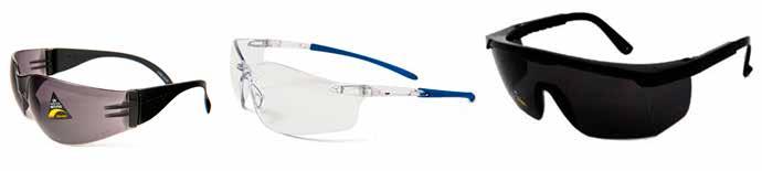 Gafa o Lente De Seguridad Anteojos para protección visual, utilizados como protección primaria de acuerdo a recomendaciones de OSHA.