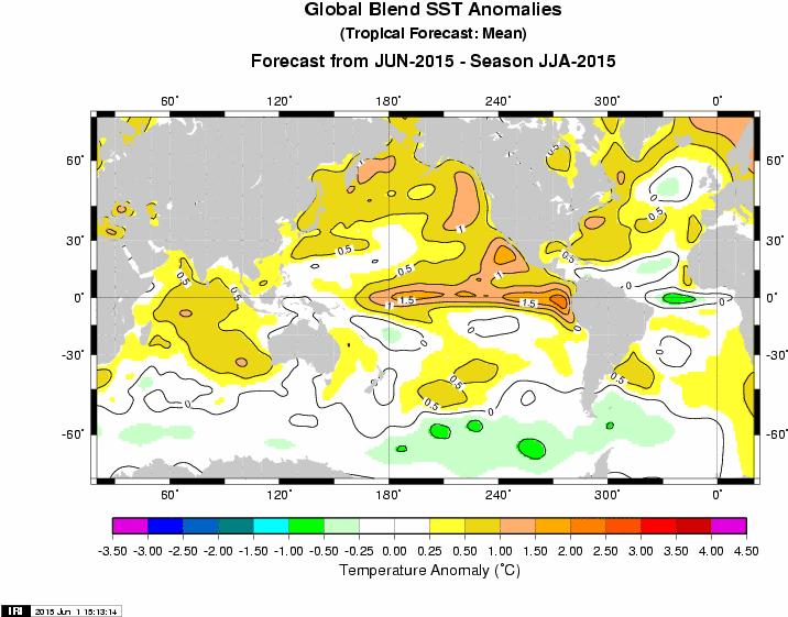 persistirían en la región subtropical del Atlántico Sur (regiones con anomalías positivas menores a 1.0 C, en forma más localizada, ver Fig. 7). NATL Niño 3.4 Niño 1+2 SATL Fig.