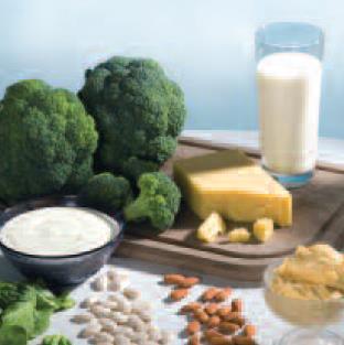 Contenido de calcio de algunos alimentos 1 taza leche 285-300 mg 1 yogurt o similar 200mg 100 g queso fresco 110mg 50g queso