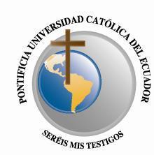 1. DATOS INFORMATIVOS: MATERIA O MÓDULO: Pontificia Universidad Católica del Ecuador CÓDIGO: 12283 CARRERA: NIVEL: No.