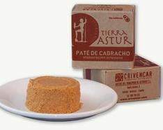Ref:013 PATE DE CABRACHO "TIERRA ASTUR" (100 Grs.) El Paté de Cabracho "Tierra Astur" (100 Grs.), famoso y delicioso paté de cabracho de Asturias, elaborado de forma artesanal.